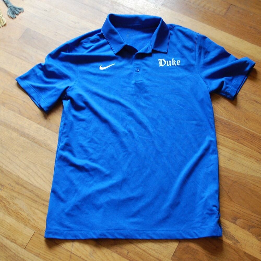 Men's Duke Blue Devils Nike Dri-FIT Dry Franchise Sideline Polo Medium
